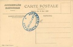 CPA ASSEMBLEE NATIONALE-Galerie des Bustes (cote gauche de la Salle des Seances)