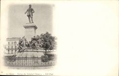 Mans - Statue of General Chanzy - CPA
