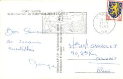 CPM Souvenir de Ste Maxime 