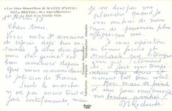 CPM Les Sites Merveilleux de La Cote d'Azur Menton Alpes Maritimes Le Port et la Vieille Ville 