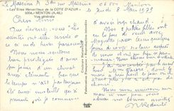 CPM Les Sites Merveilleux de La Cote d'Azur Menton Vue generale