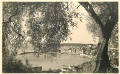 CPA Cote d'Azur Menton Vue prise de Garavan 