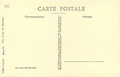 CPA Cote d'Azur Menton Vue prise de Garavan