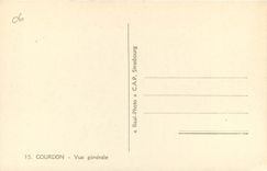 CPA Gourdon Vue generale 