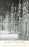 CPA Tournai Cathedrale le Porche 