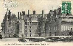 CPA Langeais I et L Le Chateau cote ouest 