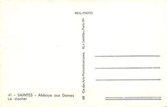 CPA Saintes Abbaye aux Dames Le Clocher 