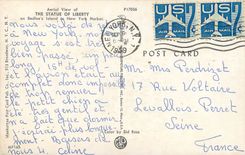 CPA The Statue of Liberty on Bedloes Island in New York Harbor 