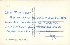CPA Etretat S Inf Le Marche 