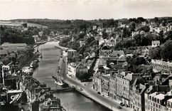 CPA MORLAIX-Vue d'ensemble Bateau