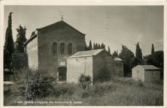CPA ROMA-Ingresso alle Catacomba S. Calisto
