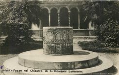 CPA ROMA-Pozzo nel chiostro di S. Giovanni Laterano
