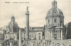CPA ROMA-Colonna e Foro di traiano