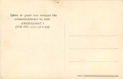 CPA SPHINX en granit rose retracant tres vraissemblablement les traits d'AMENEMHAT II (1938-1904) VA