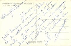 CPM COLLECTION ARTISTIQUE "L'AFRIQUE" Dans l'Oasis