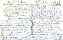 CPA Souvenir d'Orléans