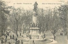 CPA Marseille - Perspectives des Allées de Meilhan et des Capucines
