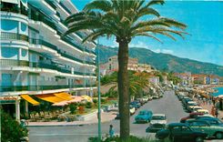 CPM Côte d'Azur - Menton. La promenade du bord de Mer