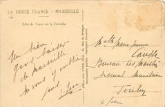 CPA Effet de Vague sur la Corniche