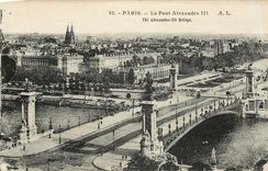 CPA Paris le Pont Alexandre III 