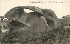CPA Ploumanach C du N Rochers etranges le Lapin 