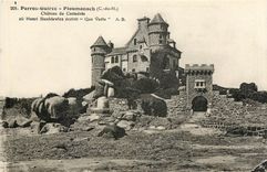 CPA Perros Guirec Ploumanach C du N Chateau de Costaeres 