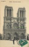 CPA Paris Notre Dame Facade 
