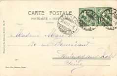 CPA Bonne Annee Suisse