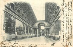 CPA Versailles la galerie des batailles Carte 1900