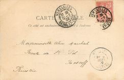 CPA Versailles parc du petit trianon le boudoir Carte 1900