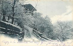 CPA Bonne annee Suisse