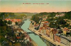 CPA Morlaix vue prise du viaduc 