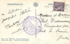 CPA Grimaldi Ventimiglia ponte San Luigi Menton