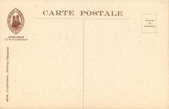 CPA Reims Cathedrale revers du porche lateral sud de la facade principale 