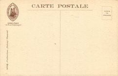 CPA Reims Cathedrale les tours vues du jardin de l'archevenche 