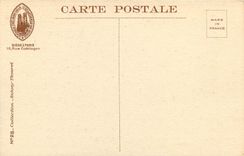 CPA Reims cathedrale facade sud du transept louis le Debonnaire Charlemagne 