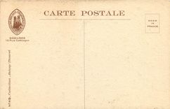 CPA Reims cathedrale Detail de la Facade Nord et Ruines de l'Ancienne Salle du Tresor 1919 