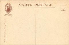 CPA Reims cathedrale Chef d'Equipe de Prisonniers Affectee au deblaiment de la Cathedrale 30 Nov 191