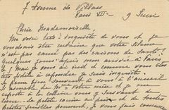 Carte Pour Avenue de Villars Paris