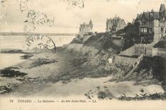 CPA Dinard La Malouine Au loin Saint Malo 