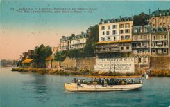 CPA Dinard L'Hotel Bellevue et Bric a Brac Bateau