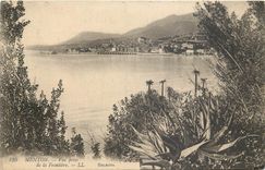 CPA Menton Vue prise de la Frontiere 
