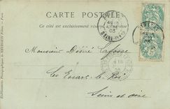 CPA Etretat L'Aiguille et la Porte d'Aval