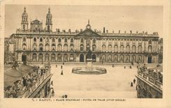 CPA Nancy Place Stanislas Hotel de Ville 