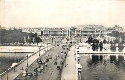 CPM Paris Le Pont et la Place de la Concorde 