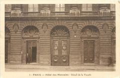 CPA Paris Hotel des Monnaies Detail de la Facade 