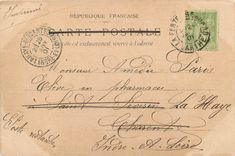 CPA Au Revoir Femme