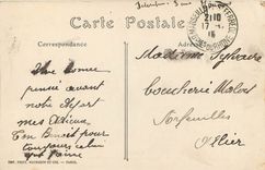 CPA Marseille Basilique de Notre Dame de la Garde vue prise de la Passerelle de l'Ascenseur 