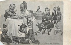 CPA Spectacle du Jour Nicolas II Russie Russia