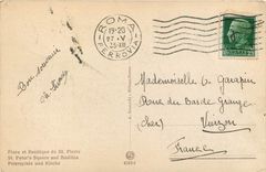 CPA Roma Piazza e Basilica di S Pietro 